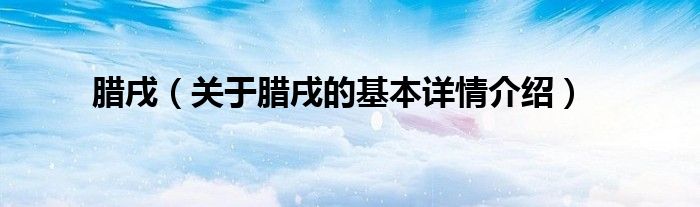 腊戌（关于腊戌的基本详情介绍）